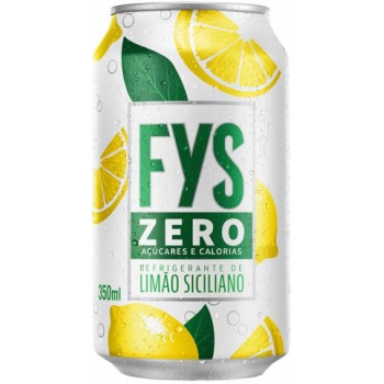 REFRIGERANTE FYS LIMÃO ZERO LATA 350ML