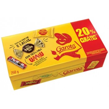 BOMBOM GAROTO SORTIDOS CAIXA PROMO 250G