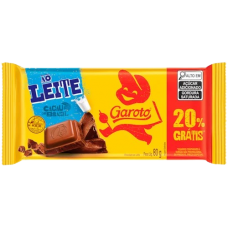 CHOCOLATE GAROTO AO LEITE PROMOCIONAL 80G