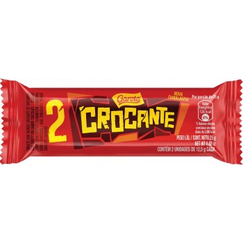 CHOCOLATE GAROTO CROCANTE 25G