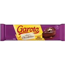 CHOCOLATE GAROTO MEIO AMARGO 500G