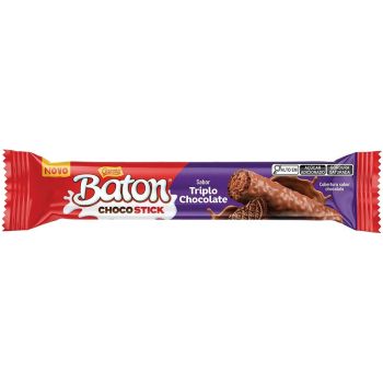 CHOCOLATE GAROTO STICK BATON TRIPLO CHOCOLATE 26G