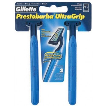APARELHO DE BARBEAR PRESTOBARBA GRIP C/2