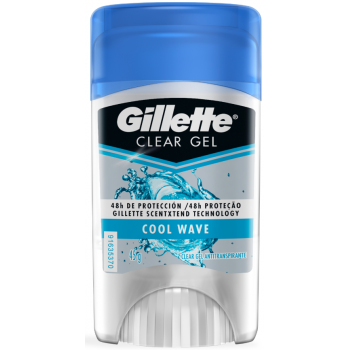 DESODORANTE INVISIBLE GEL GILLETTE COOL WAVE 45G