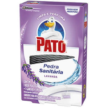 PEDRA SANITARIA PATO LAVANDA COM REDE UN