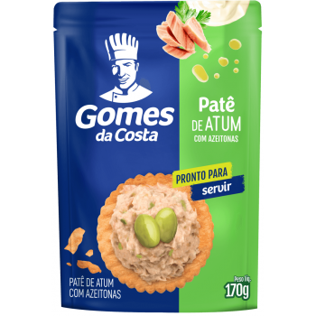 PATE GOMES DA COSTA ATUM C/AZEITONA SACHÊ 170G