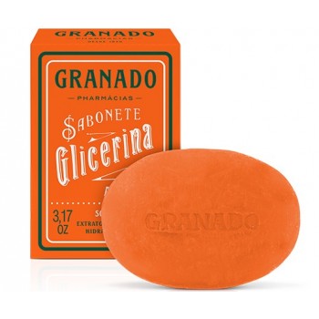 SABONETE GRANADO GLICERINA AMENDOA CX 90 GR