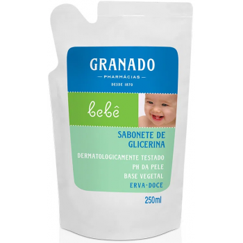 SABONETE LIQUIDO GRANADO BEBÊ REFIL ERVA DOCE 250M