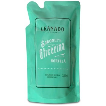 SABONETE LIQUIDO GRANADO HORTELÃ REFIL 300ML