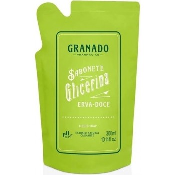 SABONETE LIQUIDO GRANADO REFIL ERVA DOCE 300 ML