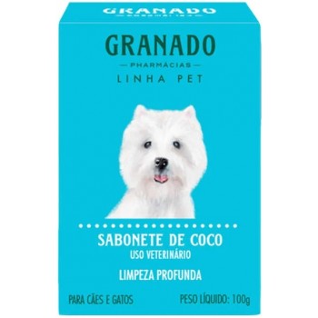 SABONETE PET GRANADO COCO 100 GR