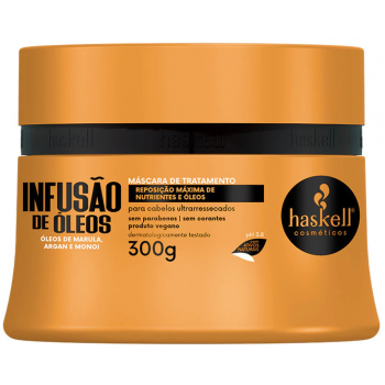 MASCARA CAPILAR HASKELL INFUSÃO DE ÓLEOS 300G