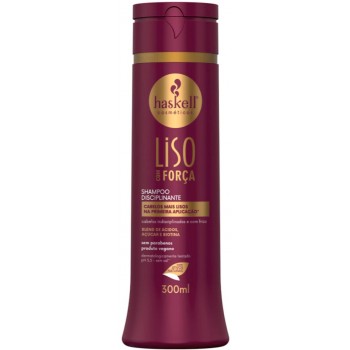 SHAMPOO HASKELL LISO COM FORCA 300ML