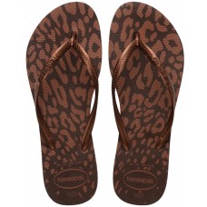 SANDALIAS HAVAIANAS SLIM ANIMALS CAFE ACOBRE 37/38