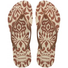 SANDALIAS HAVAIANAS SLIM CLAS ESS BEGE PALHA 37/38 SANDALIAS HAVAIANAS SLIM CLAS ESS BEGE PALHA 37/38