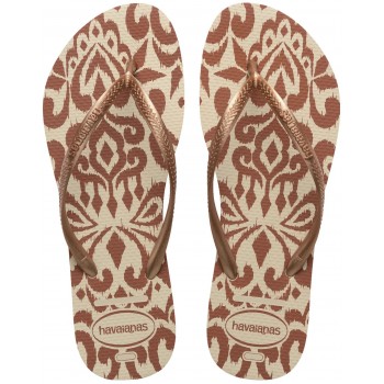 SANDALIAS HAVAIANAS SLIM CLAS ESS BEGE PALHA 37/38 SANDALIAS HAVAIANAS SLIM CLAS ESS BEGE PALHA 37/38