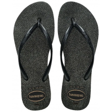 SANDALIAS HAVAIANAS SLIM GLOSS PRETO/PRATA 35/36 SANDALIAS HAVAIANAS SLIM GLOSS PRETO/PRATA 35/36
