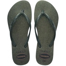 SANDALIAS HAVAIANAS SLIM GLOSS VERDE OLIVE 35/36 SANDALIAS HAVAIANAS SLIM GLOSS VERDE OLIVE 35/36
