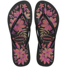 SANDALIAS HAVAIANAS SLIM ORGANIC PRETO/OURO 35/36 SANDALIAS HAVAIANAS SLIM ORGANIC PRETO/OURO 35/36