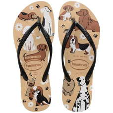 SANDALIAS HAVAIANAS SLIM PETS DOURADO/PRETO 33/34 SANDALIAS HAVAIANAS SLIM PETS DOURADO/PRETO 33/34