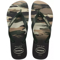 SANDALIAS HAVAIANAS TOP CAMU PRETO/ VERDE 43/44 SANDALIAS HAVAIANAS TOP CAMU PRETO/ VERDE 43/44