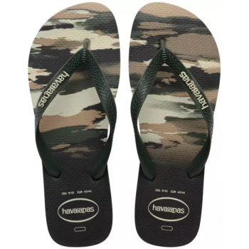 SANDALIAS HAVAIANAS TOP CAMU PRETO/ VERDE 39/40