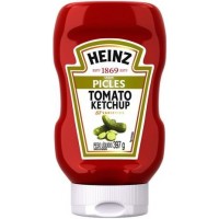 KETCHUP HEINZ PICLES PET 397 GR