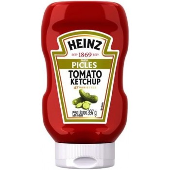 KETCHUP HEINZ PICLES PET 397 GR KETCHUP HEINZ PICLES PET 397 GR