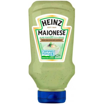 MAIONESE HEINZ ALHO TOSTADO COM ERVAS 215G