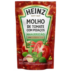 MOLHO DE TOMATE HEINZ PEDACOS MANJERICAO SH 240G