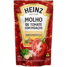 MOLHO DE TOMATE HEINZ PEDACOS TRADICIONAL SACH 240