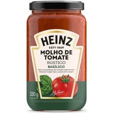 MOLHO DE TOMATE HEINZ RUSTICO BASILICO 320 GR