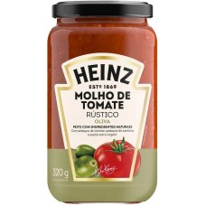 MOLHO DE TOMATE HEINZ RUSTICO OLIVA 320 GR