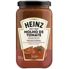 MOLHO DE TOMATE HEINZ RUSTICO TRADICIONAL 320 GR