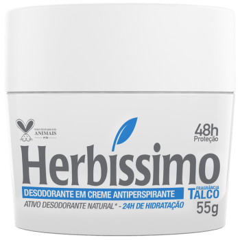 DESODORANTE HERBISSIMO TALCO CREME 55G