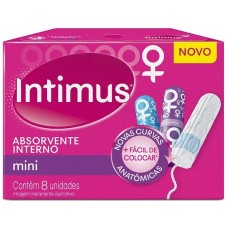 ABSORVENTE INTIMUS INTERNO MINI C/8UNID ABSORVENTE INTIMUS INTERNO MINI C/8UNID