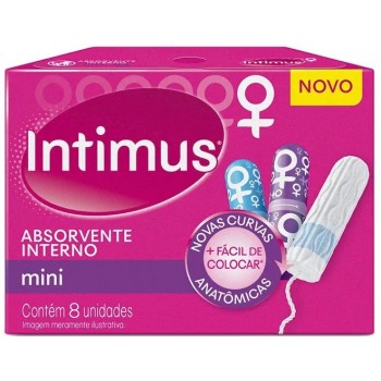 ABSORVENTE INTIMUS INTERNO MINI C/8UNID