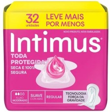 ABSORVENTE INTIMUS TRIPLA PROTEÇAO C/ABAS C/32 UN ABSORVENTE INTIMUS TRIPLA PROTEÇAO C/ABAS C/32 UN