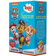 CURATIVO TOPZ BABY PATRULHA CANINA C/25 UN