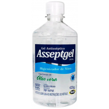HIGIENIZADOR DE MÃOS ASSEPTGEL START 420GR