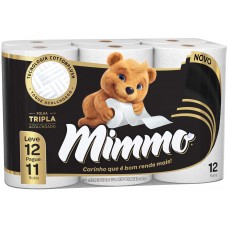 PAPEL HIGIENICO MIMMO FOLHA TRIPLA 20M C/ 12