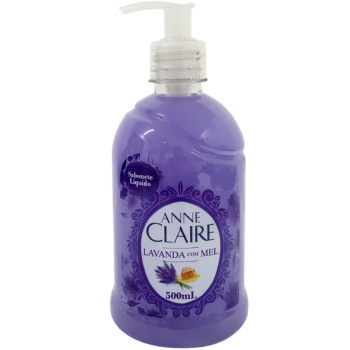 SABONETE LIQUIDO ANNE CLAIRE LAVANDA C/MEL 500 ML