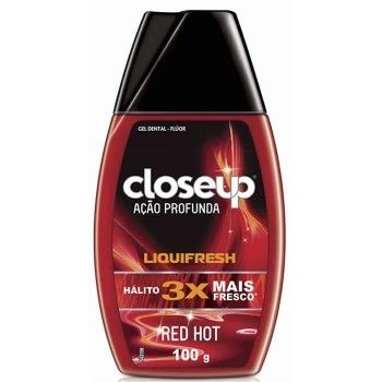 CREME DENTAL CLOSE-UP LIQ.FRESH RED HOT 100 GR