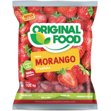 MORANGO CONGELADO ORIGINAL FOOD 1,02 KG