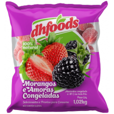MORANGO E AMORAS CONGELADOS DHFOODS PCT 1,02KG MORANGO E AMORAS CONGELADOS DHFOODS PCT 1,02KG