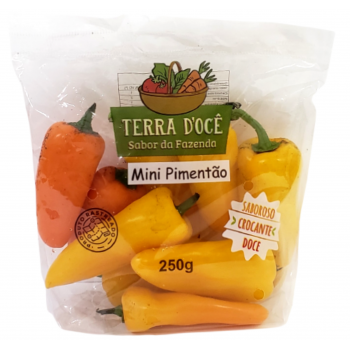 MINI PIMENTÃO COLORIDO TERRA D´OCÊ 250G