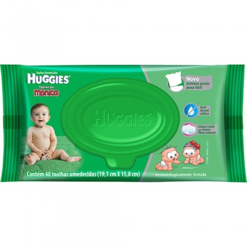 LENÇO UMEDECIDO HUGGIES C/48UNIDADES