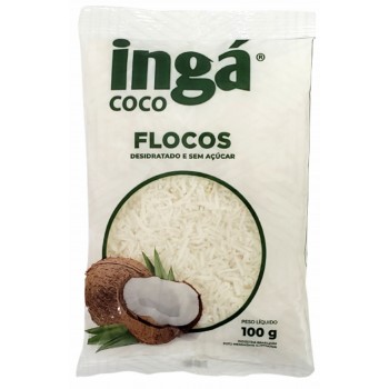 COCO RALADO INGA FLOCOS SEM AÇÚCAR 100 GR