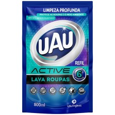LAVA ROUPAS UAU LIQUIDO ACTIVE RF 800ML LAVA ROUPAS UAU LIQUIDO ACTIVE RF 800ML