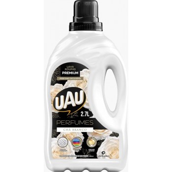 LAVA ROUPAS UAU LIQUIDO PERFUMES CHÁ BRANCO 2,7L